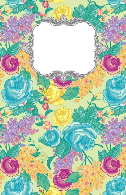 Обложка Блокнот для записей Цветочный бунт А5 