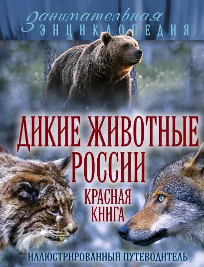 Обложка Дикие животные России. Красная книга Александр Очеретний
