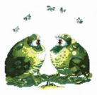 Наборы для вышивания. Влюблённые лягушки (819-14 ) Наборы для вышивания. Влюблённые лягушки (819-14 )