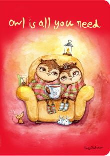 Блокнот. Уютные совы (Owl is all you need)
