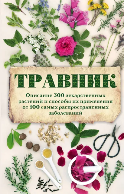 Обложка Травник. Описание 300 лекарственных растений и способы их применения от 100 самых распространенных заболеваний <не указано>