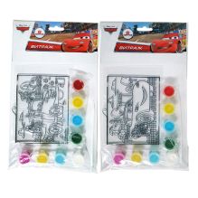 - ВИТРАЖ MULTIART DISNEY ТАЧКИ С КРАСКАМИ И КИСТЬЮ, 2 В АССОРТ. В ПАК. в кор.4*48шт обложка книги - ВИТРАЖ MULTIART DISNEY ТАЧКИ С КРАСКАМИ И КИСТЬЮ, 2 В АССОРТ. В ПАК. в кор.4*48шт обложка книги