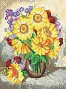 Стразы на подрамнике. Подсолнухи (614-RS-R) Стразы на подрамнике. Подсолнухи (614-RS-R)