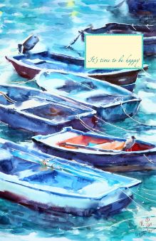 Блокнот. Лодки. Кастро Урдиалес (А5)