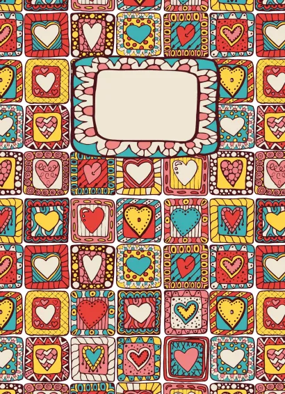 Обложка Блокнот для записей Леденцы Амура А6