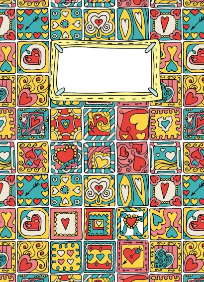 Обложка Блокнот для записей Печеньки Купидона А6