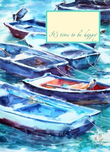 Блокнот. Лодки. Кастро Урдиалес (мини)