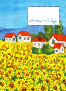 Блокнот. Солнечная поляна (мини)