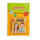 АКВАГРИМ КАРАНДАШИ "MULTIART" ВЫДВИЖНЫЕ, 6 ЦВЕТОВ НА КАРТ. в кор.4*24шт АКВАГРИМ КАРАНДАШИ "MULTIART" ВЫДВИЖНЫЕ, 6 ЦВЕТОВ НА КАРТ. в кор.4*24шт