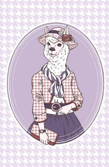 Блокнот для записей "Овечка в шляпке" (А5)