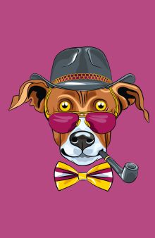 Блокнот для записей "Пес-детектив" (А5)