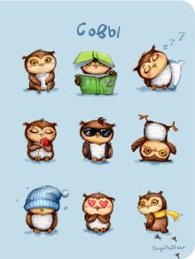 Блокнот. Совы (мини)