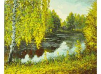 Живопись на холсте 40*50 см. Родные места (027-AB) Живопись на холсте 40*50 см. Родные места (027-AB)
