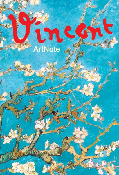 Обложка Ван Гог. ArtNote mini. Ветка миндаля 