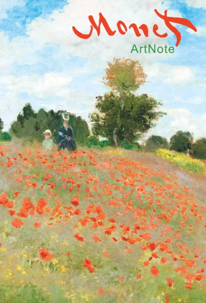 Обложка Моне. ArtNote mini. Маки 