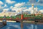 Живопись на холсте 40*50 см. Московский Кремль (074-AB) Живопись на холсте 40*50 см. Московский Кремль (074-AB)