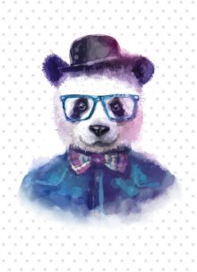 Блокнот для записей "Добрая панда" (А6)