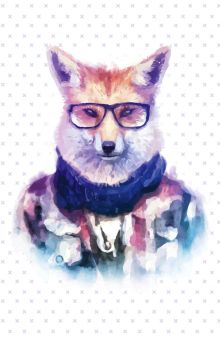 Блокнот для записей "Хитрый лис" (А5)