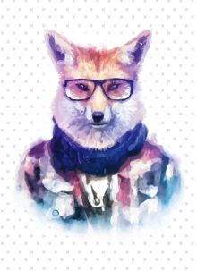 Блокнот для записей "Хитрый лис" (А6)