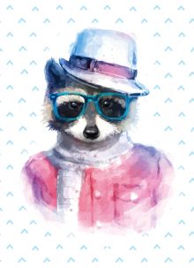 Блокнот для записей "Умный енот" (А6)