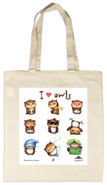 Сумка. I love owls