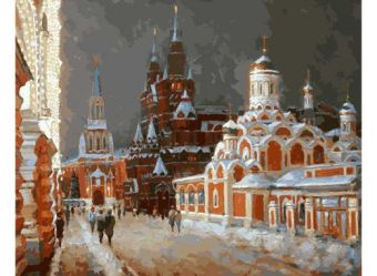 Живопись на холсте 40*50 см. Перед Рождеством (075-AB) Живопись на холсте 40*50 см. Перед Рождеством (075-AB)