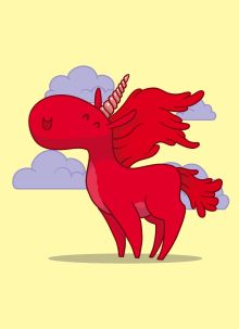 Блокнот для записей Единорог А6