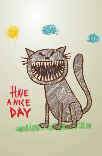 Обложка Блокнот для записей Утренний кот А5 