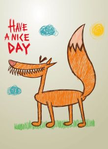 Блокнот для записей Утренний лис А6