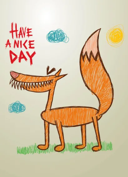 Обложка Блокнот для записей Утренний лис А6 