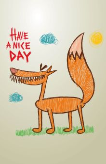 Блокнот для записей Утренний лис А5