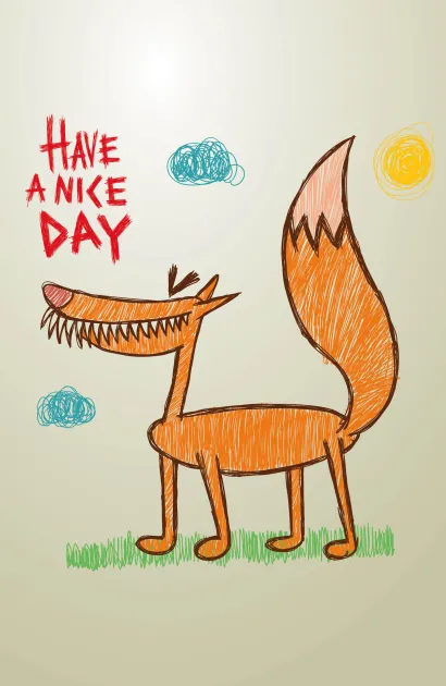 Обложка Блокнот для записей Утренний лис А5 