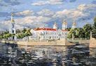 Живопись на холсте 40*50 см. Вид на Никольский собор (097-AB) Живопись на холсте 40*50 см. Вид на Никольский собор (097-AB)