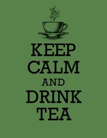 Книга для записи рецептов. KEEP CALM and DRINK TEA