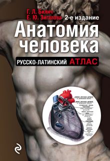 Обложка Анатомия человека: Русско-латинский атлас. 2-е издание Габриэль Билич, Елена Зигалова