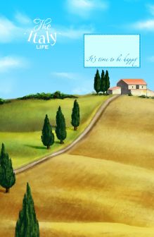 Блокнот. Утро в Тоскане (А5)