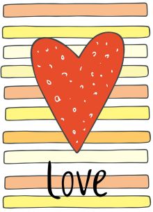 Блокнот для записей "Love" (А6)