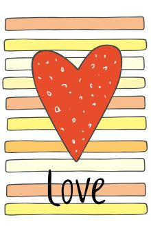 Блокнот для записей "Love" (А5)