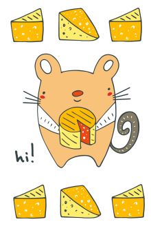 Блокнот для записей "Hi" (А5)