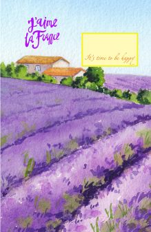 Блокнот. Лавандовое поле (А5)