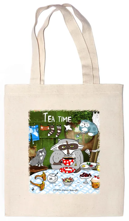 Обложка Сумка. Tea time (35х39см, ручки 53см) 