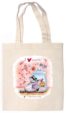 Сумка. I love sweets (35х39см, ручки 53см)