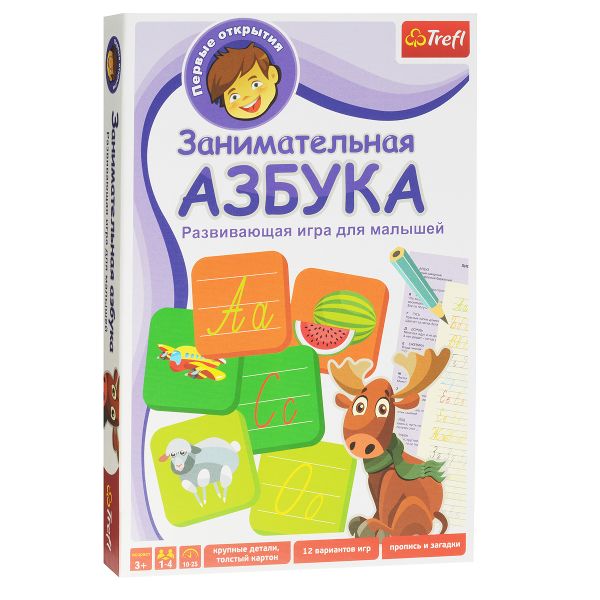 Занимательная Азбука (настольная игра) Занимательная Азбука (настольная игра) Trefl