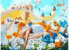 Живопись на холсте 30*40 см. Блондинка (078-AS) Живопись на холсте 30*40 см. Блондинка (078-AS)