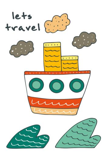 Блокнот для записей "Let's travel" (A5) Блокнот для записей "Let's travel" (A5)