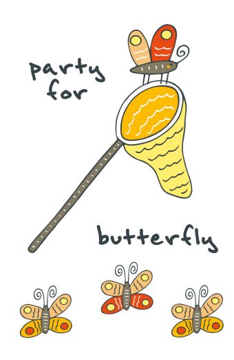 Блокнот для записей "Party for butterfly" (А5) Блокнот для записей "Party for butterfly" (А5)
