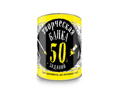 Обложка Творческая банка. 50 заданий. Твой вдохновитель для креативных идей 