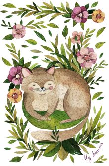 My dreams. Котик. Романтичный блокнот от Vicky_Od