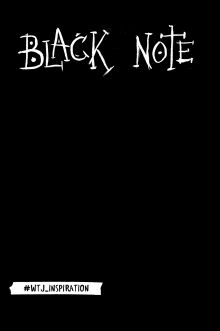 Обложка Black Note. Креативный блокнот с черными страницами 