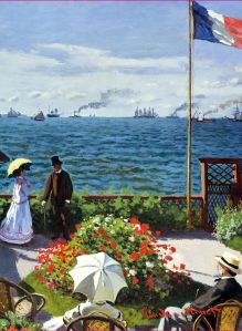 Обложка пластиковая универсальная. Моне.Терраса в Сент-Адресс (большой формат) (Арте)